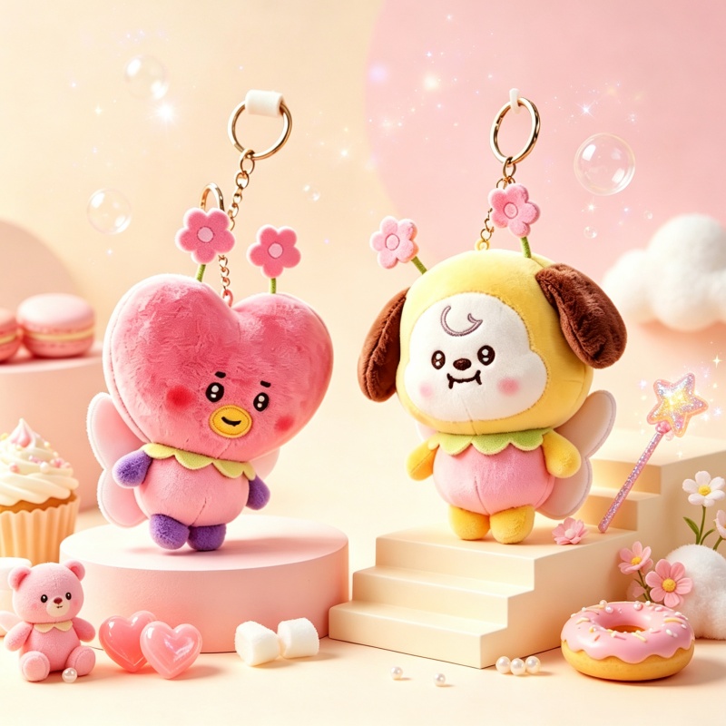 Cookies Pack - سلسلة BT21 من دمى الزهور المخملية