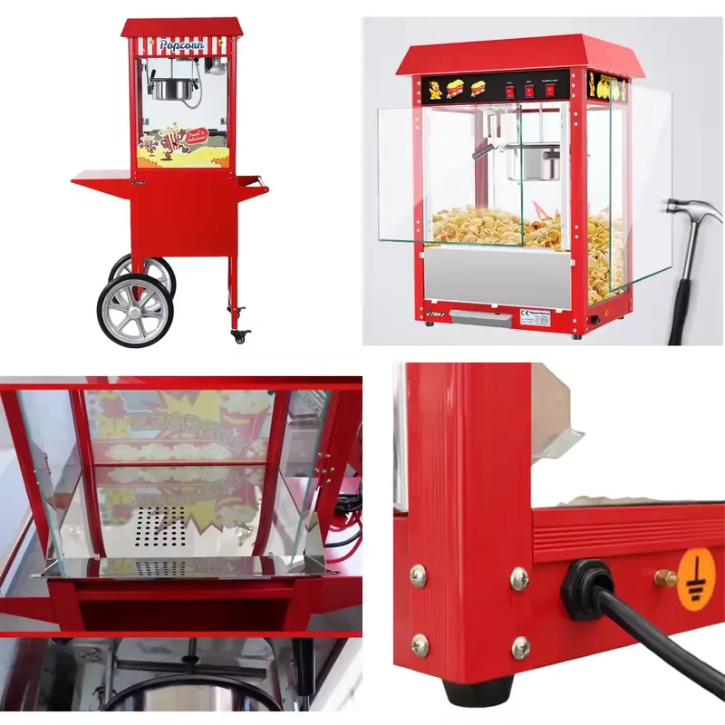 آلة صنع الفشار التجارية بالهوا - مراجعة Popcorn وسعره