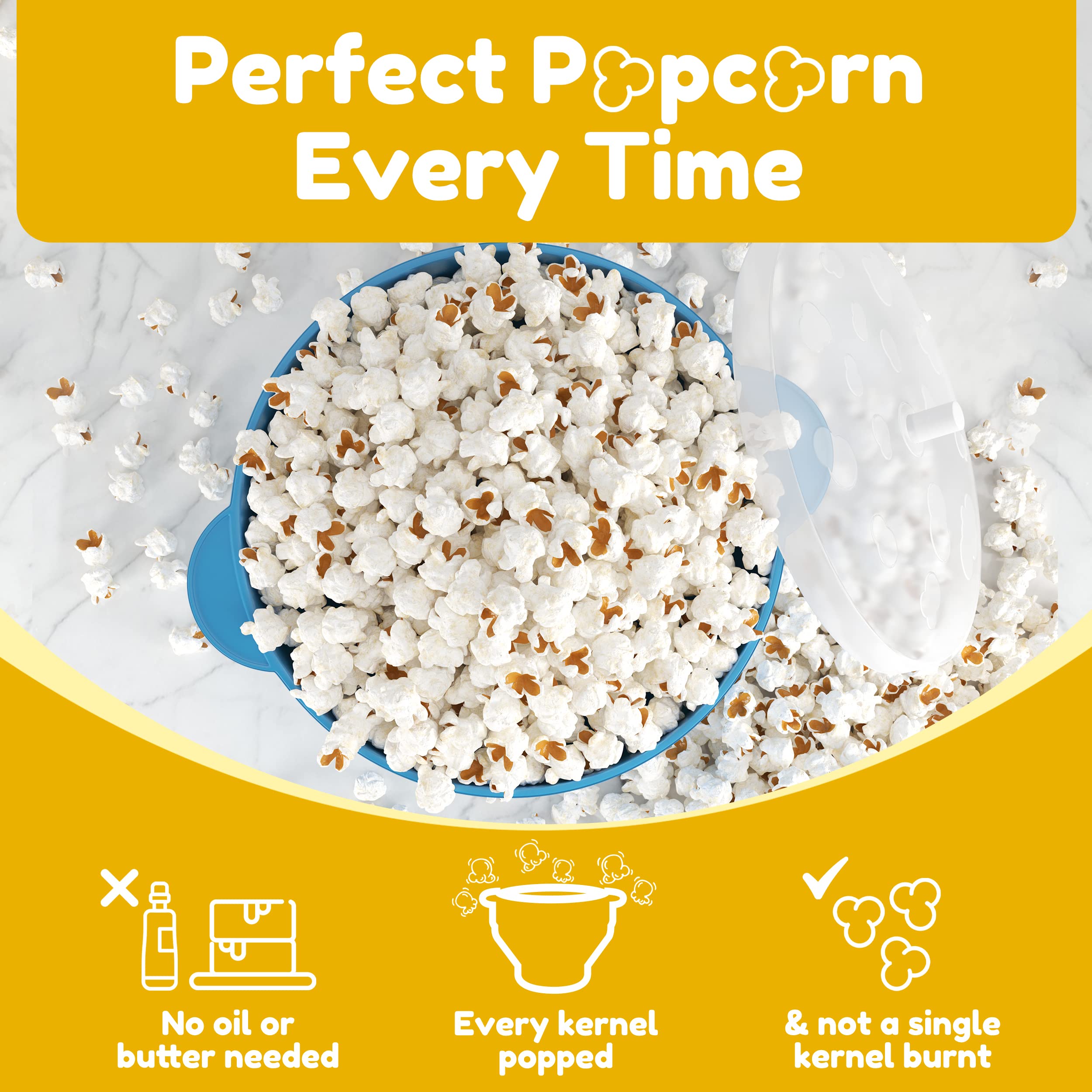 ميكروويف سيليكون الفشار بوبر F - مراجعة Popcorn وسعره